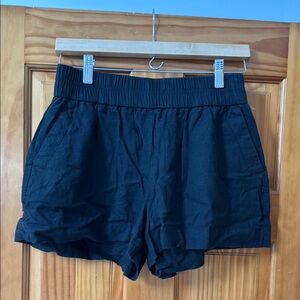 a new day Women's High Waist Black Shorts